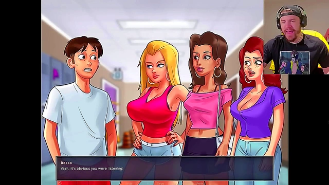SummertimeSaga Couples Explore Naughtiness in a Steamy Hentai LibraryAdventure