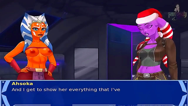 Seductive Alien Maidens Engage in Steamy Star Wars Jedi Sex in Anime XXX Adventure