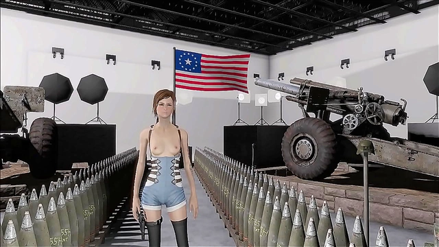 Sexy Brunette Anime Babe Flaunts Sultry Fallout 4 Outfits in Naughty Scenes