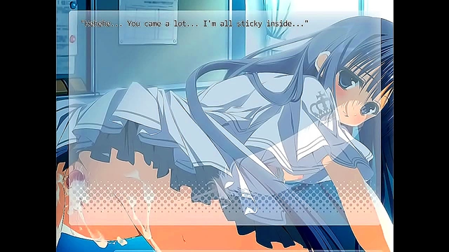 Innocent Anime Maiden Experiences Blissful Desk Deflowering with Oral Ecstasy