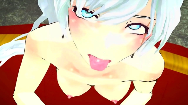 Weiss Schnee Trains Intensely with Big-Dicked Geek in Uncensored 3D Hentai Classrooms