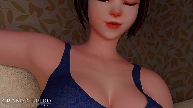 Mei Takes Control with Her Big Tits in Hot Overwatch Anime Ride
