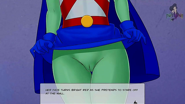 Miss Martian Seduces with Fierce Passion in DC Comics Furry Cosplay Orgy