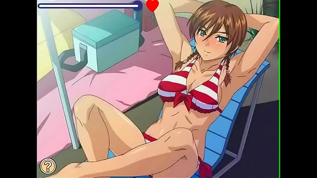 Mika's Sensual Beach Encounter With Busty Boins in Steamy Hentai Fun