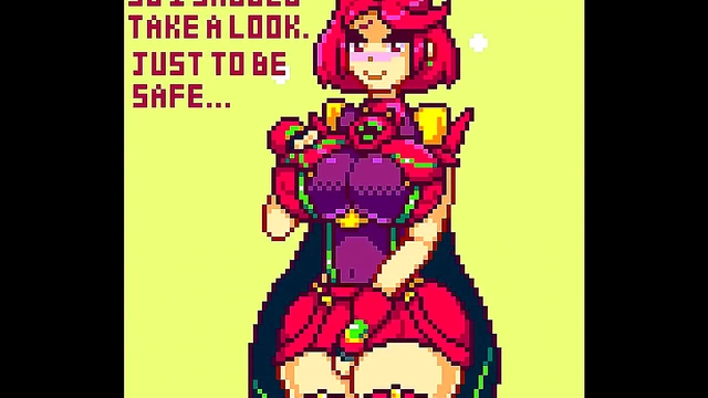 Pyra from Xenoblade Craves Dick in Steamy POV CowGirls 18+ Action for Massive Creampie