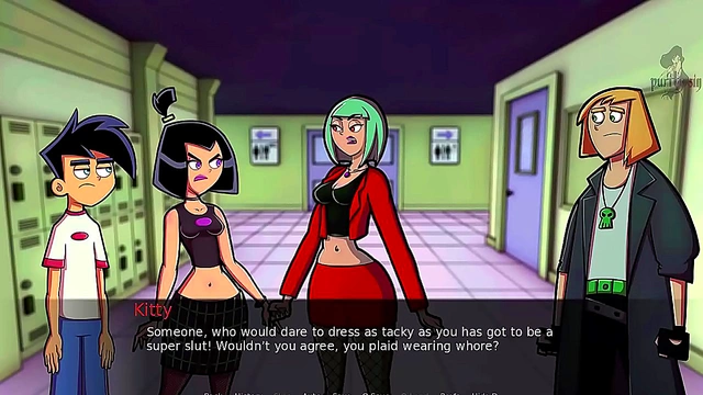 GothicDanny Phantom Satisfies His Desires in Amity Park for Your Enjoyment