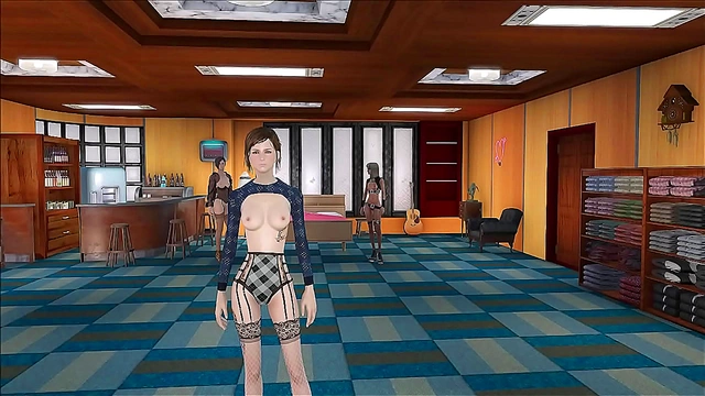 Cute Teen 18+ Brunette Flaunts Seductive Fallout 4-Inspired Cartoon Costume