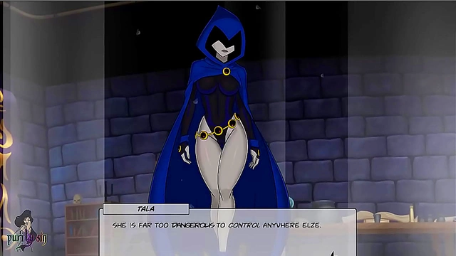 Teen 18+ Titan Blonds Summon Raven for Steamy Anime Adventures