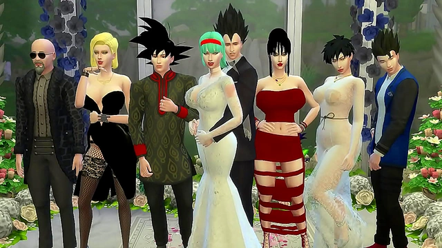 Bulma's WeddingNight Ruined as Rivals Betray and Seduce Her in Dragon Ball Z Scene
