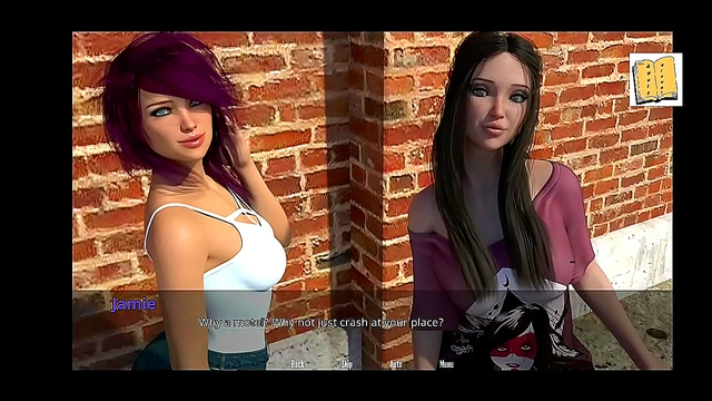 John Confesses to Seductive Teen 18+ With Curvy Assets in Steamy 3D VN Scenario