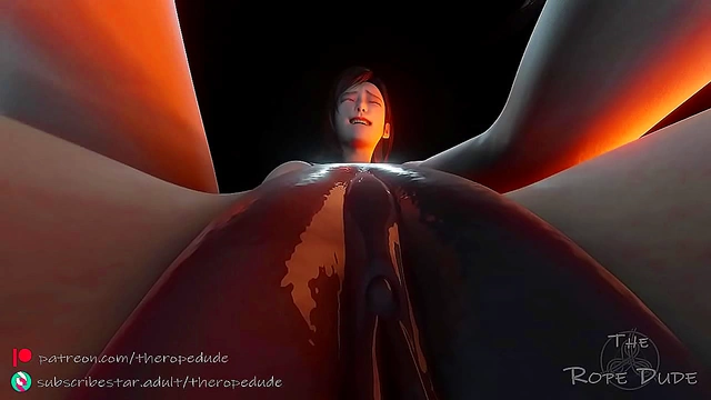 Tifa’s Drenched Pussy Pleasured in Steamy 3D Anime POV Cunnilingus Scene