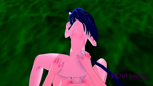 Rem’s Outdoor Neko Adventure – Summoning Demon Lord for Steamy 3D Creampie Delight
