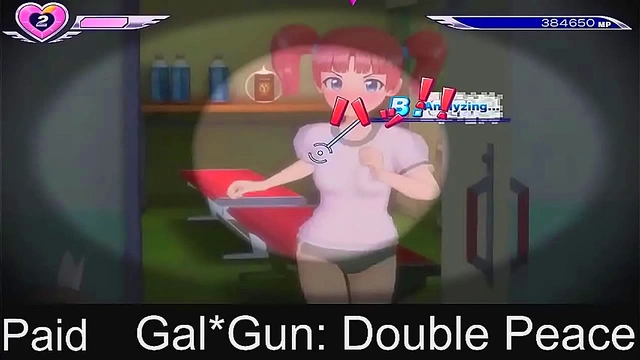 Horny Anime Girls 18+  from Gal*Gun Enjoy Ecstatic Orgasms in Intense Hentai Scene