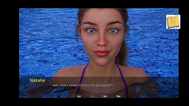 Rachael Tempts in Sultry Swimwear During 3D Hentai escapade
