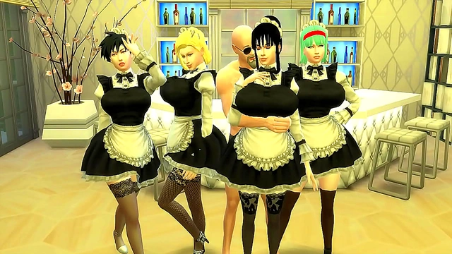 Dragon Ball Hentai – Seductive Maids Bulma & Chichi Cheat for Fiery Anal Delights
