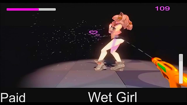 Seductive Anime Babe Strips & Tempts Her Lover for a Heated Climax