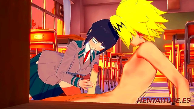 Jiro & Kaminari Heat Up the Classroom with Passionate Boku No Hero Academia Action