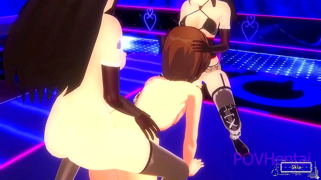 FutanariGirls 18+  Take Control with Intense Pegging Pleasure in Hot Anime FemDom Scene