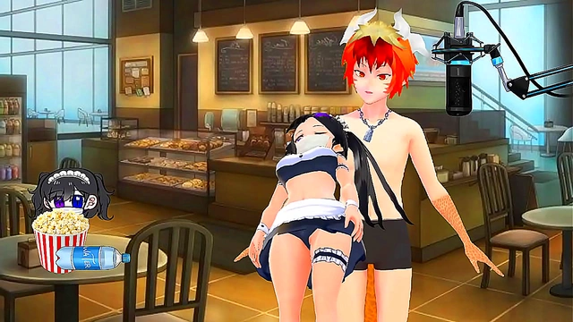 Miyu VTuber Maid Tempts Dragon for Steamy Hentai Adventure