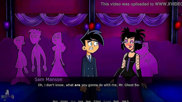 Blonde Cheerleader Sam Spices Up Danny Phantom’s Anime PromNight with Naughtiness