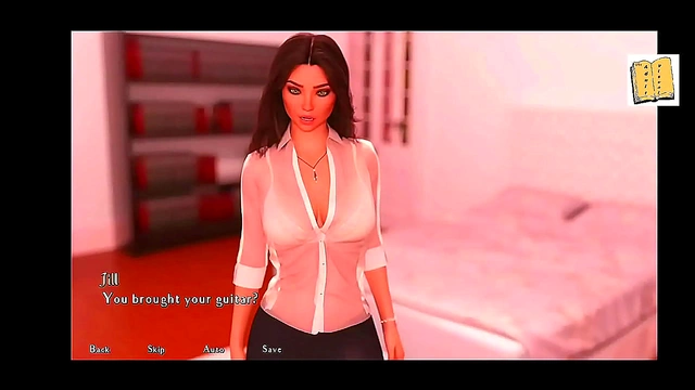 voluptuous Character Enjoys Intense Pleasure in 3D Anime Sex Game Adventure