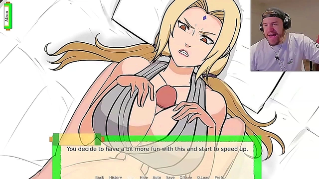Tsunade Submits to passionate threesome and thrilling BDSM Adventures in NarutoAnime