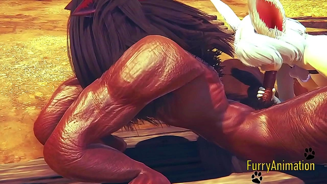 Bunny & Beast Furry Duo Enjoy SteamyMountain Sex for Creamy Finish
