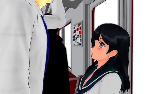 Big-Bosomed Anime Girls 18+ Reverses Trains into Steamy Paizuri Delight