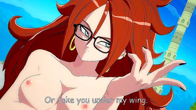 Android 18 Pleasures Cooler in an Intense Dragon Ball Z Anime Encounter