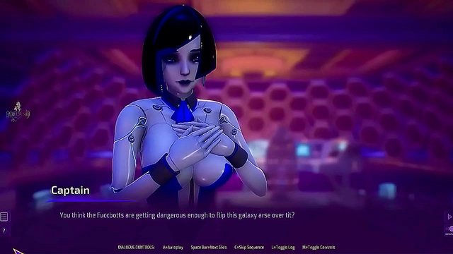 Pirate Waifu MILF Pleasures Alien Robot with Busty Passion in Hot Anime Sequence