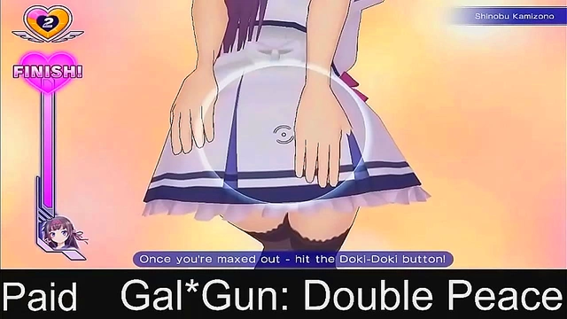 Gal*Gun Duo Engages in Steamy Hentai Adventure with Intense Pleasure
