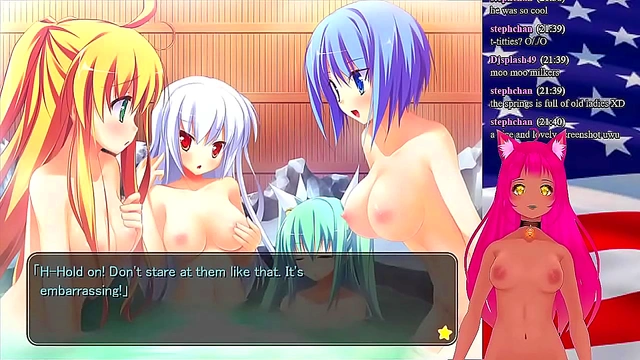 NekoVTuber Tempts with Lewd Charms in "My GF is the President" Livestream