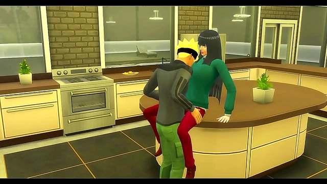 Hinata Entices Boruto with Seductive Anal Pleasure and Bouncy Assets