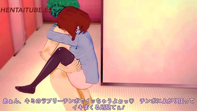 Deku Pleases Ochaco with Handjob, Blowjob, and Steamy Creampie in My Hero Academia