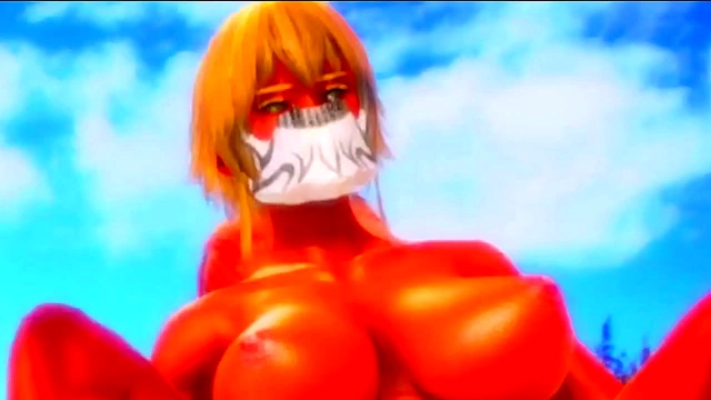 Tier Harribel Satisfies Desires with Steamy Standing-Up Sex in Busty Hentai