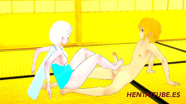 Elsa Finds Pleasure with Intimate Footjob and Passionate Release inFrozen Hentai