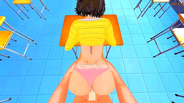Seductive Teacher Sadayo Kawakami Rides You to Ecstasy in Persona 5 hentai