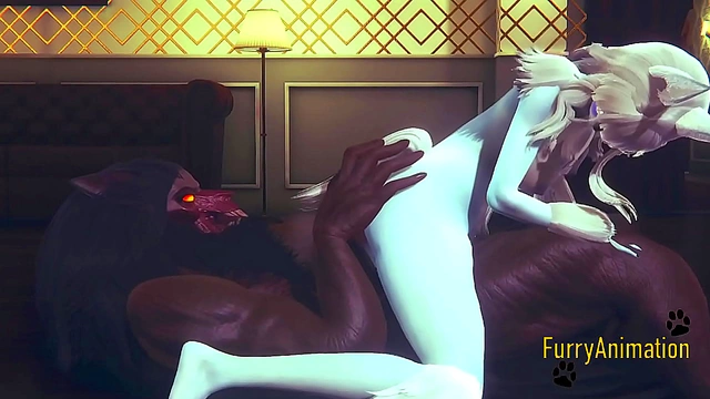 Demon Wolf & Arctic Fox Indulge in Steamy Sucking & Fucking for Creamy Climaxes