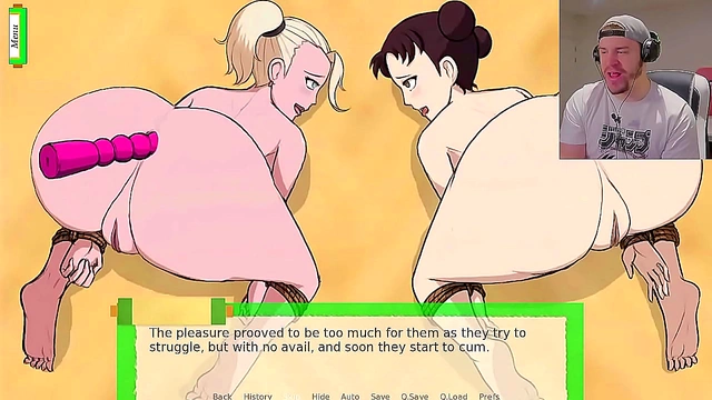 Sakura & Tenten Explore BDSM Pleasures Together in Jikage Rising