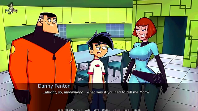 Goth Milf Maddie Finds Pleasure withDanny Phantom in Steamy Anime Encounter