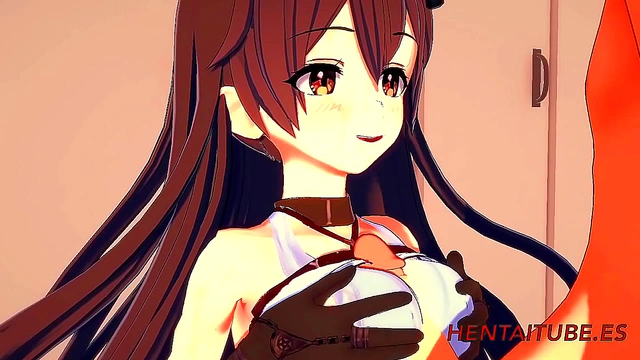 Amber from Genshin Impact Finds Ecstatic Pleasure in Passionate Hentai Encounter