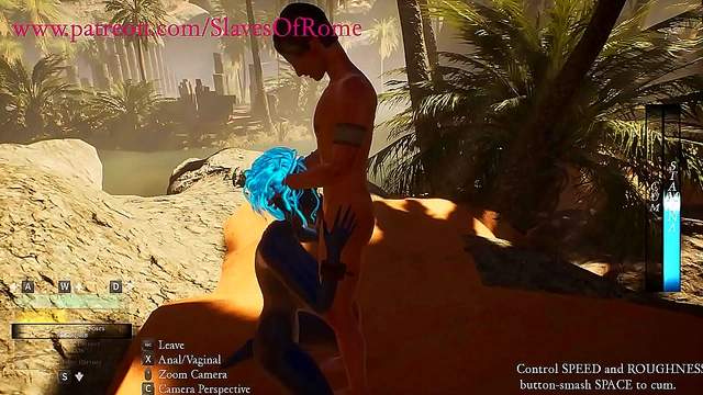 Seductive Desert Nymph Enchants You in Slaves of Rome 3D Hentai Adventure