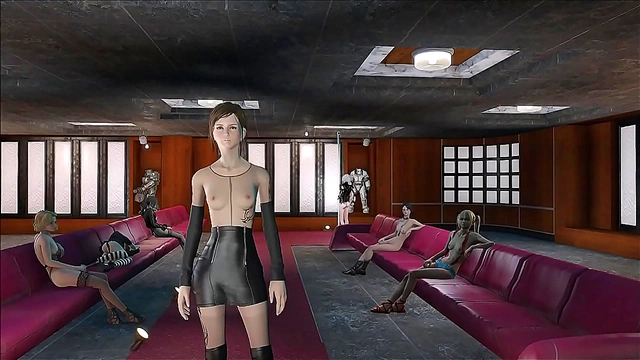 Brunette from Fallout 4 Flashes Her Cute Anime Style in Hot Action Scene