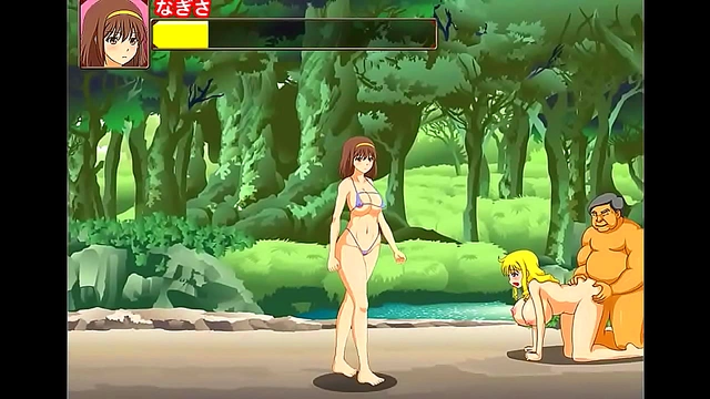 Bikini Girls 18+ Goes Wild with Multiple Men on BT Island Hentai Adventure