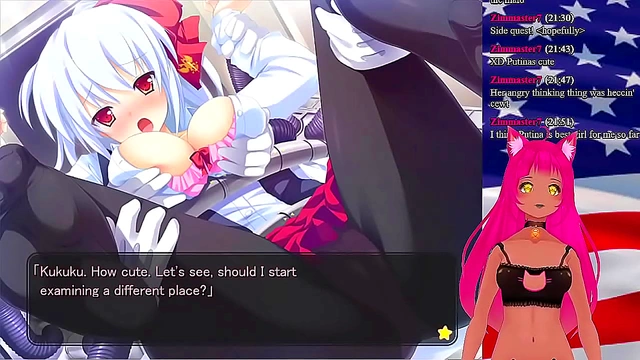 Neko VTuber Tempts with Lewd Acts in 'My GF is the President!' Livestream