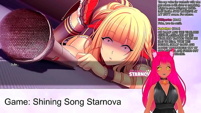 NekoVTuber Seduces with Steamy Anime Scenes in Shining Song Starnova
