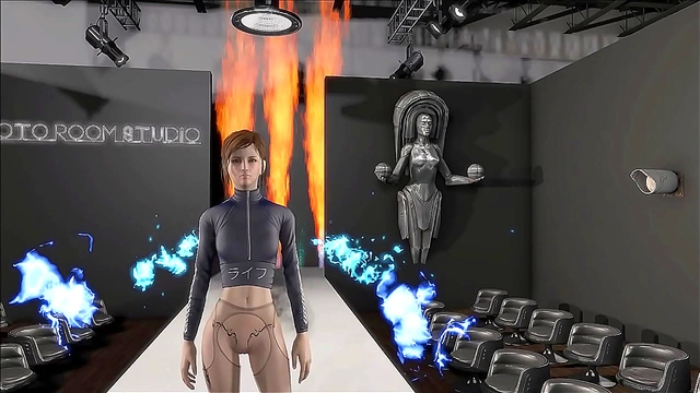 Sexy Anime Babe Rocking Fallout 4-Inspired Outfit in Sizzling Scenes