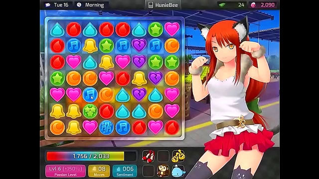 Sizzling Anime Beauties Seduce on the Beach in HuniePop Adventure