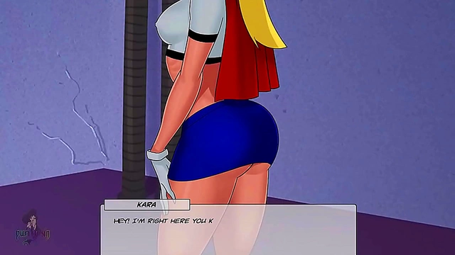 Blonde SuperGirls 18+ and Raven Unite for Steamy Hentai Adventure