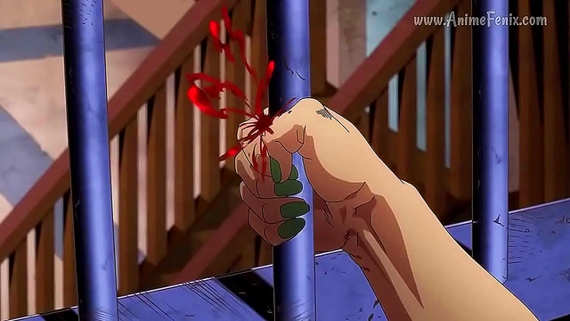 Anime Chick Pleasures JOJO’s Hero with Seductive blowjob and Hot Ride